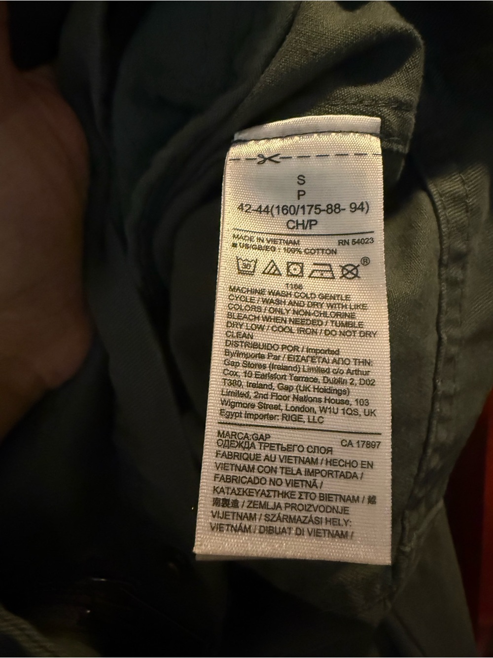 GAP Women’s Olive Utility Jacket - Picture 8 of 10